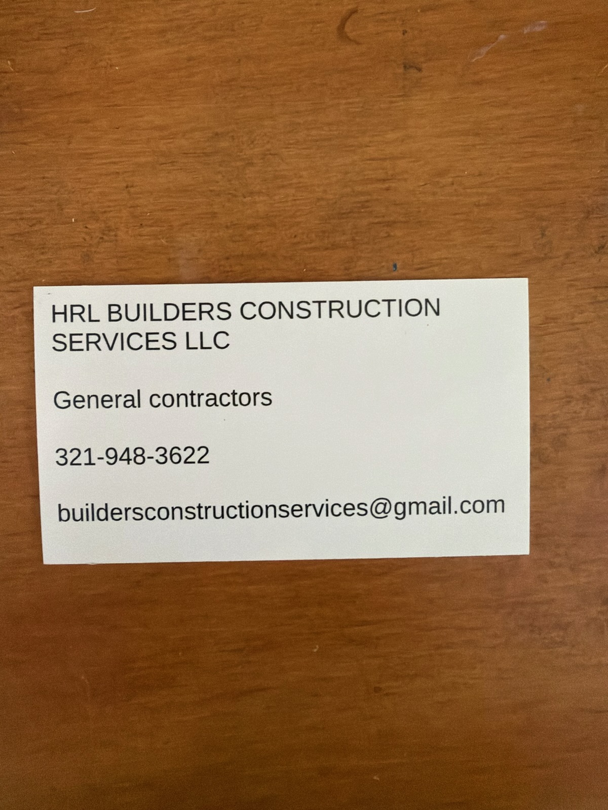 HRL Builders Construction Services